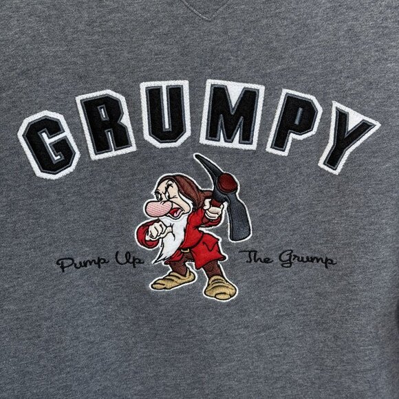 Disneyland Resort Grey "Pump Up The Grump" Grumpy Sweatshirt, XL - Picture 6 of 8